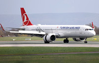 Aircraft England Manchester Arrivals Turkish 20230322