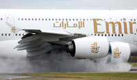 Aircraft England Manchester Arrivals Emirates Engines 20230218